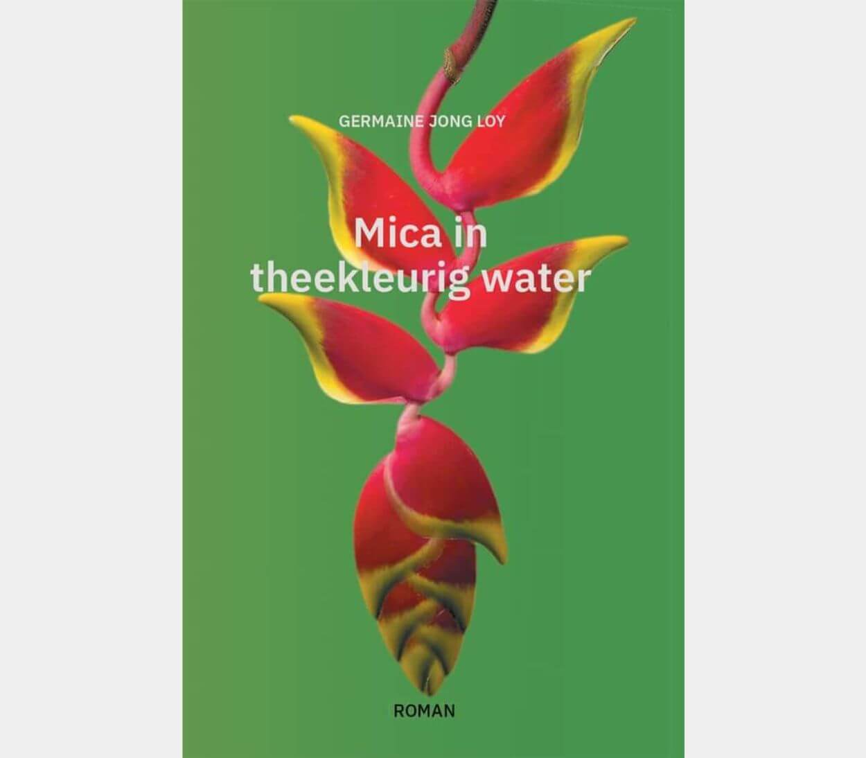 Cover van 'Mica in theekleurig water' - Germaine Jong Loy.