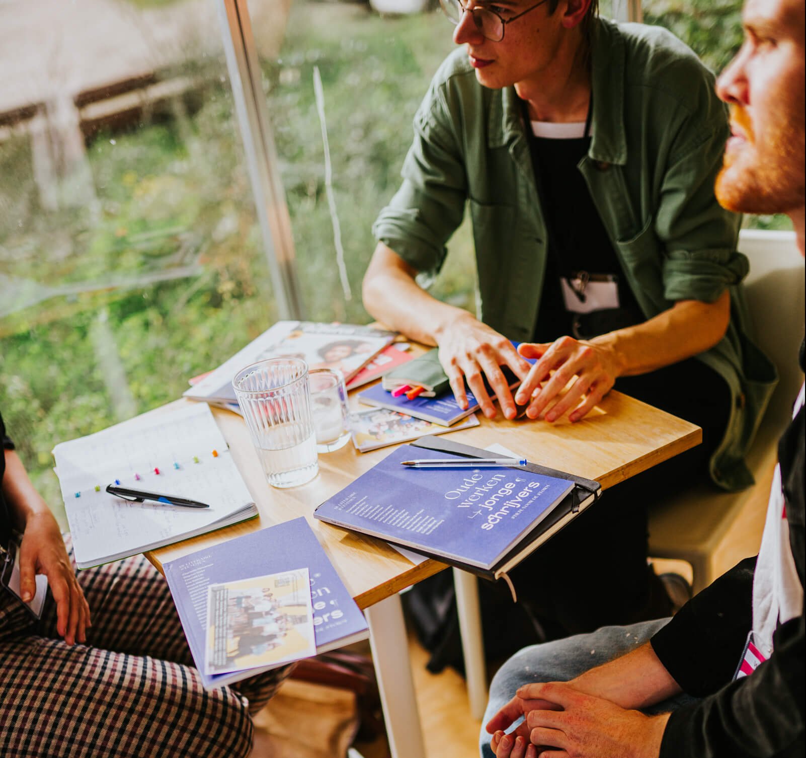 Spreekuur voor schrijvers. Foto: Elske Nissen